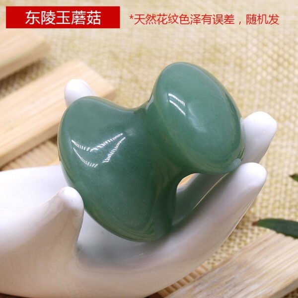 Magicun Crystal~Powder crystal jade mushroom type scraping squeegee scraping beauty  face  Dongling jade squeezing face