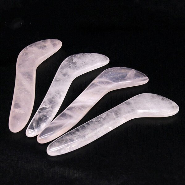 Magicun Crystal~Powder crystal jade ribs stick point acupuncture sticks tendon meridian massage facial facial powder crystal scraping board