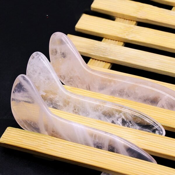 Magicun Crystal~Powder crystal jade ribs stick point acupuncture sticks tendon meridian massage facial facial powder crystal scraping board