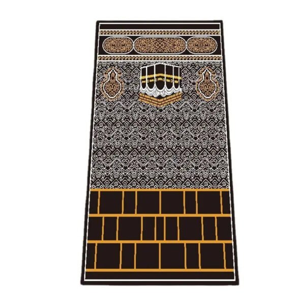 Prayer Carpet Muslim Blanket Eid Islam Non Slip Rug Islamism Worship Home Decoration 3D
