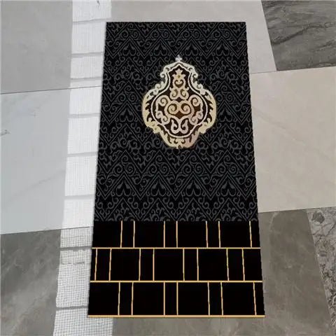 Prayer Carpet Muslim Blanket Eid Islam Non Slip Rug Islamism Worship Home Decoration 3D