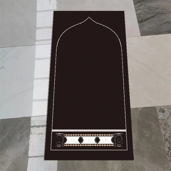 Prayer Carpet Muslim Blanket Eid Islam Non Slip Rug Islamism Worship Home Decoration 3D