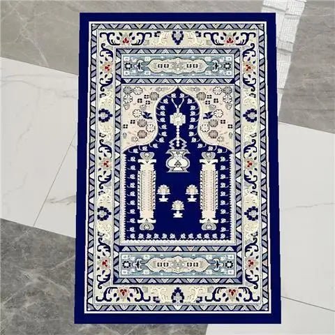 Prayer Carpet Muslim Blanket Eid Islam Non Slip Rug Islamism Worship Home Decoration 3D
