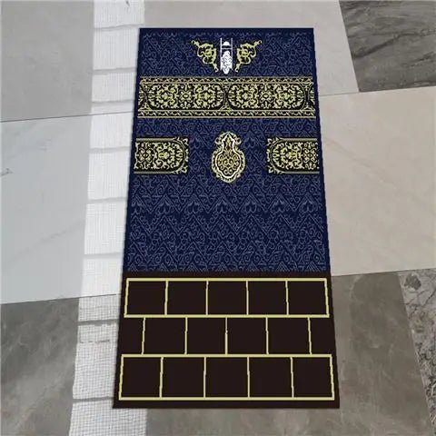 Prayer Carpet Muslim Blanket Eid Islam Non Slip Rug Islamism Worship Home Decoration 3D