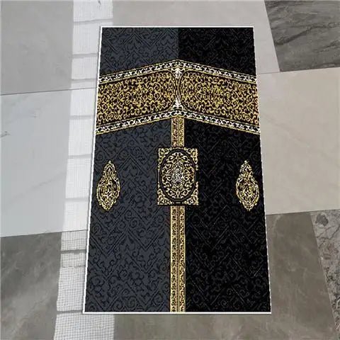 Prayer Carpet Muslim Blanket Eid Islam Non Slip Rug Islamism Worship Home Decoration 3D