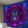 Psychedelic Dreamcatcher Moon Feather Tapestry Hippie Large Bohemian Mandala Tapestries Wall Cloth Carpet Ceiling Room Decor| |