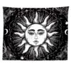 Psychedelic Mandala Tapestry Black Sun And Moon Tapestry Wall Hanging Gossip Tapestries Hippie Wall Rugs Dorm Decor Blanket