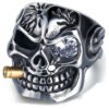 Vintage Viking Skeleton Finger Rings