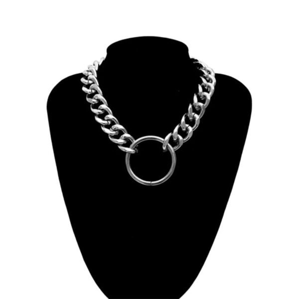 Punk Metal Choker Chain Necklace Gothic Jewelry For Gift