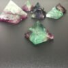 Magicun Crystal~Pure natural crystal pyramid colorful fluorite pyramid green blue purple fluorite tower decoration wholesale
