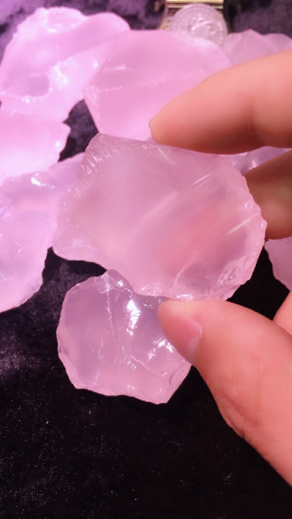 Magicun Crystal~Pure natural powder crystal original light stone crystal engraving DIY crafts