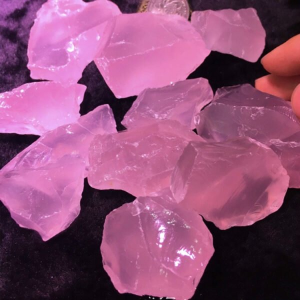 Magicun Crystal~Pure natural powder crystal original light stone crystal engraving DIY crafts