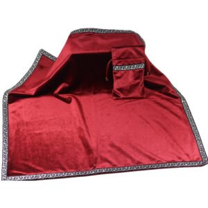 Purple/Blue/Black Red soft Flocking altar Cloth Astrology Accessories Tarot Tablecloth Bags Divination Wicca Velvet Tapestry Tarot &Divination