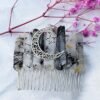 Quartz Jewelry Advanced Handmade Hair Comb Natural Citrine Amethyst White Crystal Moon Star Crystal
