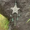 Quartz star rattan ornaments crystal ornaments Witches hanging car decoration Magic Protection Banish Evil Wicca Pagan charms