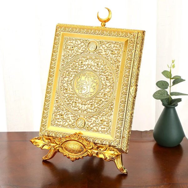 Ramadan Bible Box Islamic Scripture Bookshelf Home Decoration Church Utensils Religious Gift