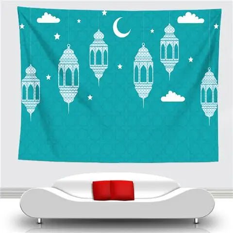 Ramadan Tapestry Wall Decor Islamism Home Decoration Haning Tapisserie Room Tarpot