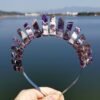 Raw Crystal Crown Witch  Accessories  Natural Crystal Headband Wicca  Bridal Party Gift