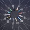 Raw Crystal Pillar Pentagram Necklace/ Wrapped Crystal Necklace/ Pendant Necklace/ Crystal Charm Necklace with 70cm Chain