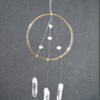 Raw Quartz Crystal Suncatcher Boho Home Decor Sun Catcher Hanging Decor Dreamcatcher Healing Gemstones  Door yard window decor