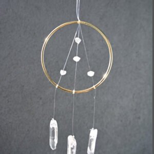 Raw-Quartz-Crystal-Suncatcher-Boho-Home-Decor-Sun-Catcher-Hanging-Decor-Dreamcatcher-Healing-Gemstones-Door-yard Raw Quartz Crystal Suncatcher Boho Home Decor Sun Catcher Hanging Decor Dreamcatcher Healing Gemstones Door yard window decor