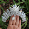 Raw crystal crown The sun goddess crystal Tiaras jewelry hair accessories sun headband photography props dress party gifts