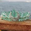 Magic Wicca~Raw crystal crown headband moon tree branch headband headgear bridal party ladies headgear gift witch hairband