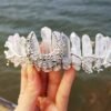 Magic Wicca~Raw crystal crown headband moon tree branch headband headgear bridal party ladies headgear gift witch hairband