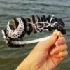 Magic Wicca~Raw crystal crown headband moon tree branch headband headgear bridal party ladies headgear gift witch hairband