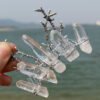 Raw crystal hair comb branch antler branch hair fork hairpin witch bridal party wicca jewelry hair accessory wedding gift