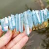 Raw crystal wedding   hair comb hair fork hairpin witch party  princess wedding bridesmaid gifts