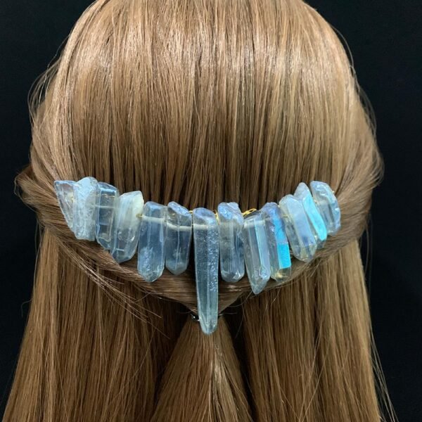 Raw crystal wedding   hair comb hair fork hairpin witch party  princess wedding bridesmaid gifts