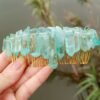 Raw crystal wedding   hair comb hair fork hairpin witch party  princess wedding bridesmaid gifts
