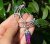 Raw crystal witch color moon bride hairpin crystal AB color five-pointed star crystal