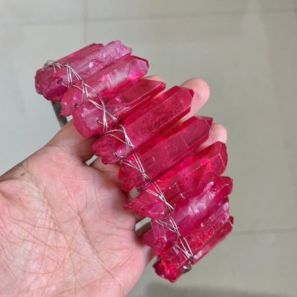 Magic Wicca~Raw red crystal Large crystal crown, witch witchcraft accessories, party, wedding gift