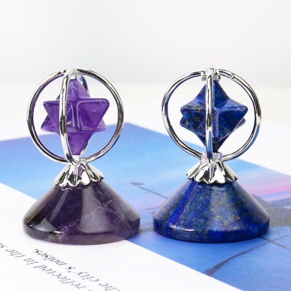 Real Energy Crystal Necklaces | Merkaba Crystals | Kabbalah Jewelry | Merkaba Pendant - Pendants