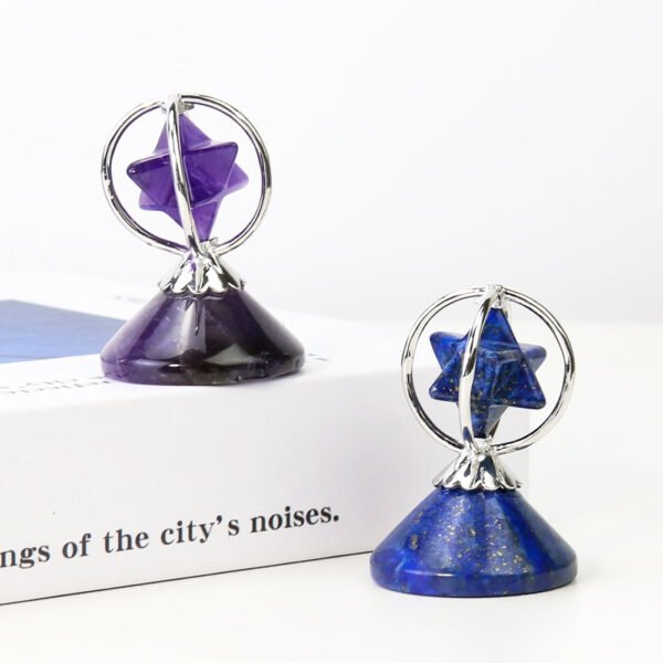 Real Energy Crystal Necklaces | Merkaba Crystals | Kabbalah Jewelry | Merkaba Pendant - Pendants