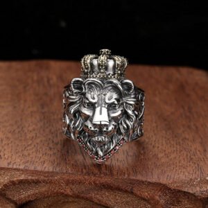 S925 Sterling Silver Lion Ring | Lion 925 Sterling Silver Ring - Real S925 Sterling
