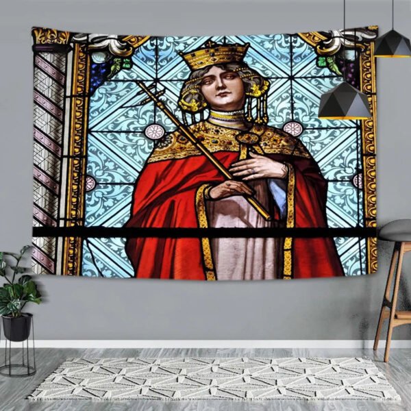 Religious Jesus Figure Tapestry Room Decor Christ Virgen Mary Tarot Wall Hanging Decoration Tapisserie Orthodox Priest Gift