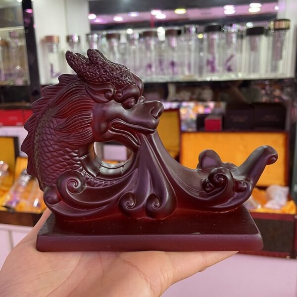 Resin Base Bracket Dragon Pixiu Dragon Turtle Crystal Ball Holder Fortune Mascot Furniture Office Crafts Ornaments