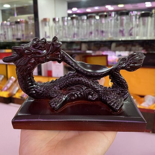 Resin Base Bracket Dragon Pixiu Dragon Turtle Crystal Ball Holder Fortune Mascot Furniture Office Crafts Ornaments