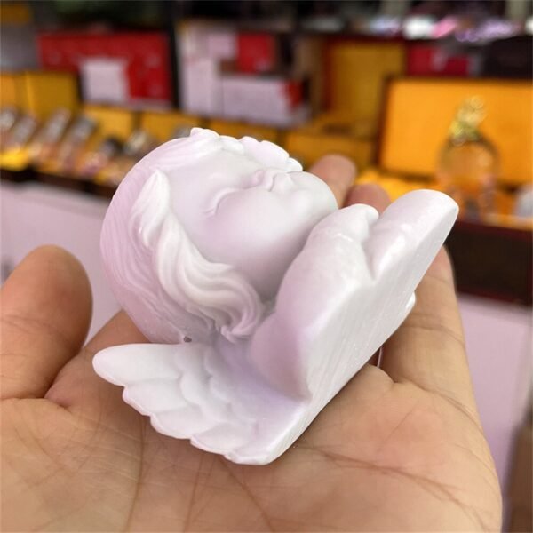Resin Carfts Baby Angel Piggy Crystal Ball Base Desk Furniture Decoration Ornaments Office Home Decor Suitable for 3-5cm Ball