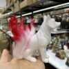 Resin Carfts Nine-tailed Fox Statue Crystal Ball Base Ornaments Sphere Holder Office Home Decoration Suitable for 3-5cm Balls