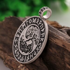 Restore-Ancient-Ways-Nordic-Alphabet-Viking-Pendant-Yggdrasil-pendant-Jewelry-Drop-Shipping New Magicun Viking~Restore Ancient Ways Nordic Alphabet Viking Pendant Yggdrasil pendant Jewelry