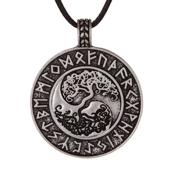 New Magicun Viking~Restore Ancient Ways Nordic Alphabet Viking Pendant Yggdrasil pendant Jewelry