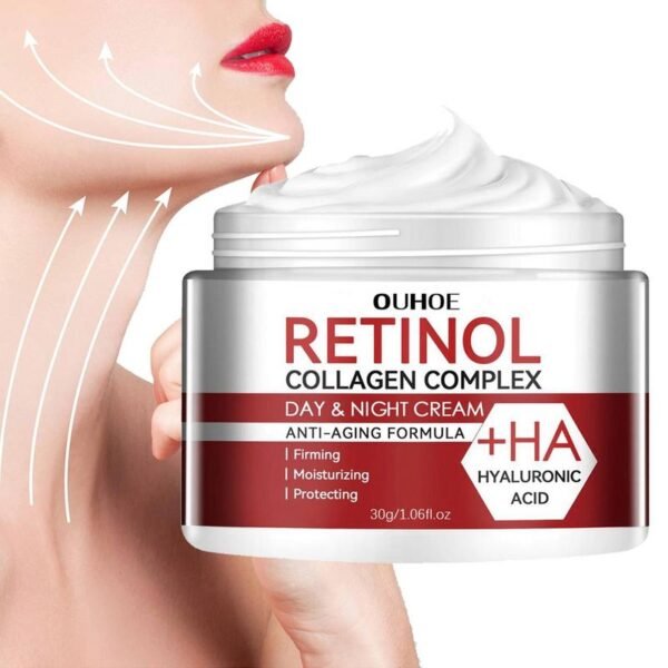 Retinol Face Moisturizing Cream With Vitamin C Licorice Root & Peony Extracts Night And Day Cream Reduce Fine Lines For Women