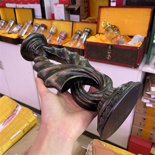 Retro European-style Palace Style Handicraft Ornaments Crystal Ball Resin Base Home Decor Porch Furnishing Ornaments