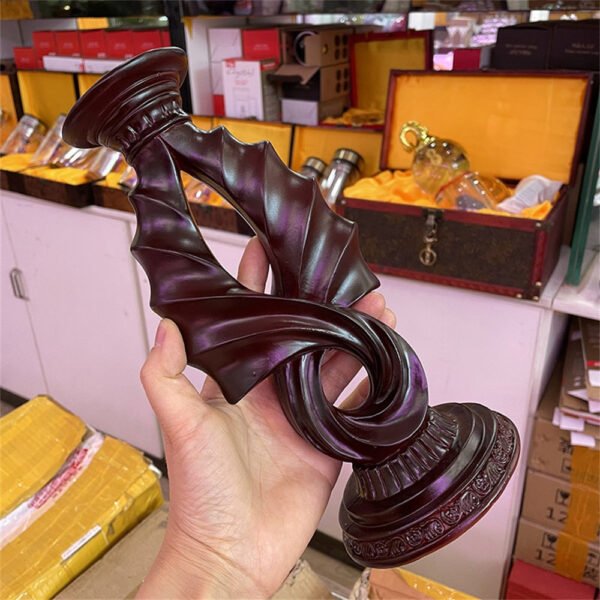 Retro European-style Palace Style Handicraft Ornaments Crystal Ball Resin Base Home Decor Porch Furnishing Ornaments