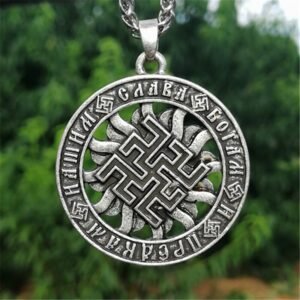 Retro-Style-Slavic-smybol-pendant-Men-necklace-Amulet-1pc-drop-shipping New Magicun Viking~Retro Style Slavic smybol pendant Men necklace Amulet 1pc