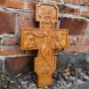 Roman Church Orthodox Cross Orthodox Icon Crucifix Christian Wall Cross Home Interior Wall Decor Wooden Gift